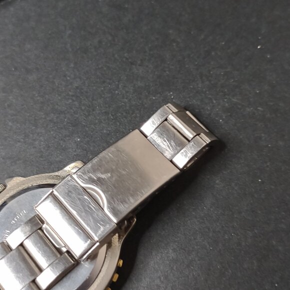 7 Inch Two Tone POW MIA Watch With Black Dial - Picture 5 of 11